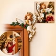 thumbnail image 6 of Clearance! 2PC Christmas Peekaboo Door Frame Decor, Door Corner Decor, Christmas Door Decorations (Angel), 6 of 6