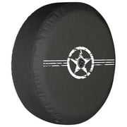 Boomerang - 33" Soft JL Tire Cover for Jeep JL Wrangler (w/ back-up camera) (2018-2020) - Rubicon - Air Force Star
