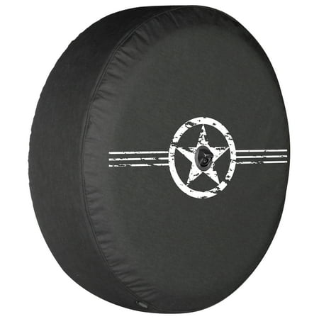 Boomerang - 33" Soft JL Tire Cover for Jeep JL Wrangler (w/ back-up camera) (2018-2020) - Rubicon - Air Force Star