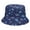 Blue, variant on Bucket Hat Lightweight Sun Protection Children‘s Dinosaurs Pattern Double Wear Fisherman Outdoor Summer Hats Navy