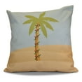 thumbnail image 2 of E by Design Coastal Christmas Lighted Palm Tree Print Outdoor Pillow, 2 of 5