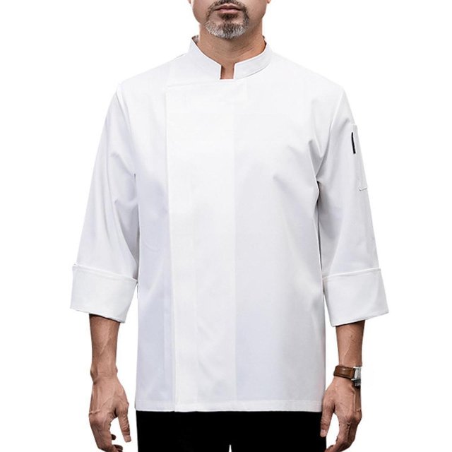 Chaqueta de chef, ropa de cocina, chaqueta de chef, ropa de trabajo para catering, restaurantes, pubs, 4X grande