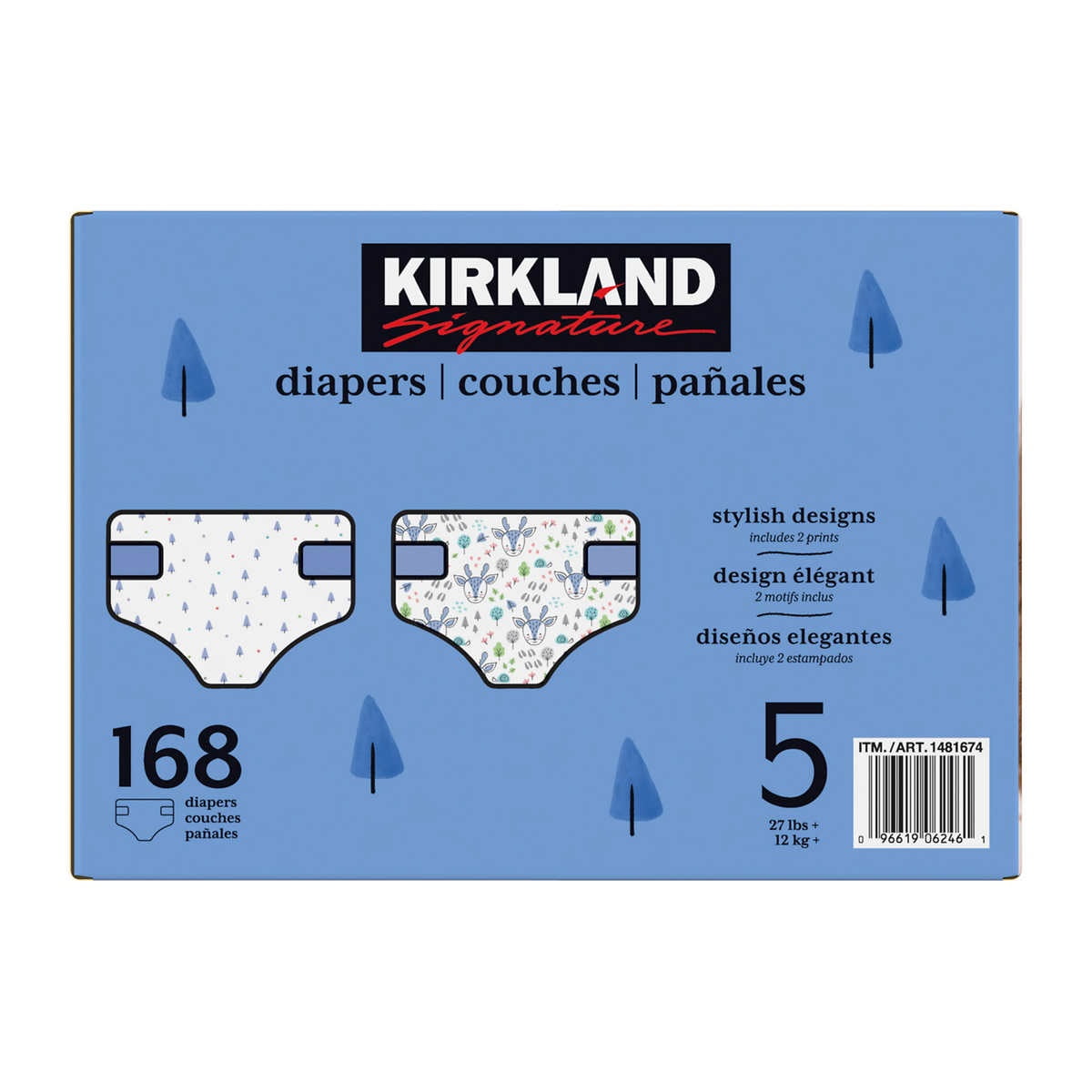 Kirkland Signature Diapers, Size 5, 168 Ct Costco, 54 OFF
