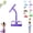 #D, variant on Upper Belly Resistance Band Gentle Full Body Toning Exercise Band Gym Equipment Multi Function Tension Rope with Handles