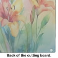 thumbnail image 5 of Lilies in Watercolor Glass Cutting Board Large 12 in x 15 in, 5 of 5