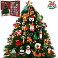 thumbnail image 6 of TERRAMUS Christmas Advent Calendar Building Set, 24-in-1 Holiday Hanging Tree Ornaments Bricks Kit for Kids Boys Girls Ages 6+, 6 of 12