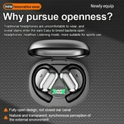 Clearance Under 10$! New Wireless EarBuds Bone Conduction Bluetooth Earphones Wireless Motion Ear Clamp Hanging Ear Noise-cancelling Earphones