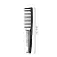 thumbnail image 3 of Krest 6000 Teasing Combs Lift Vent Hair Combs Pack Space Tooth Wide teeth Comb Black 12 Pc., 3 of 5