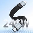 thumbnail image 4 of USB C To USB C 240W Fast Charging Cable 0.15m Braided Nylon Suitable For Laptops Tablets 8K60Hz 80Gbps Data Transfer, 4 of 4