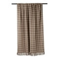 thumbnail image 2 of Brown Checked Plaid Throw, 2 of 3