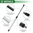 thumbnail image 5 of Unique Bargains Universal Lift Supports Struts Gas Spring 18inch/450mm 122Ib/550N/55kg Carbon Steel Silver Tone 1Set, 5 of 6