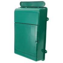 LEORX Leorx Simple Style Mailbox, Green, Wall Mounted and Space-Saving