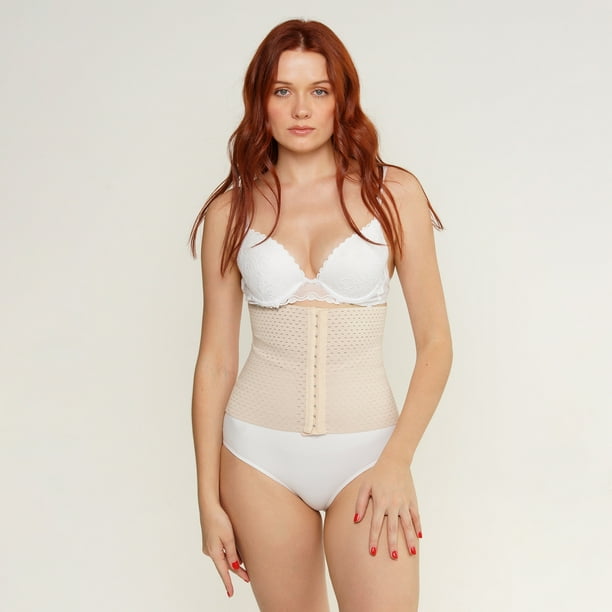 Faja Cinturilla De Control Reductivo Mujer Beige
