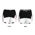 thumbnail image 5 of Lsque Cat Meow Printed Women's Running Shorts with Liner Pockets,Elastic Quick Dry Workout Athletic Gym Yoga Shorts,Womens High Waist Shorts-XX-Large, 5 of 9