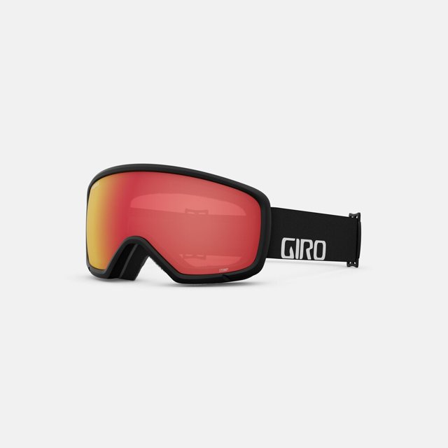 GIRO : STAMP : BLACK WORDMARK/AMBER SCARLET : YM