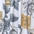 thumbnail image 4 of Fabric Mart Direct Mustard, Grey, Dark Blue Printed Cotton Fabric by the Yard, 54 inches or 137 cm Width Yellow Cotton Fabric, 14 Yards Floral Cotton Upholstery Fabric For Curtains, Pillows, 4 of 6