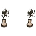 thumbnail image 3 of QualitChoice Stainless Steel Wide Application Candle Holders For Versatile Halloween Decoration Durability B 2Set, 3 of 6