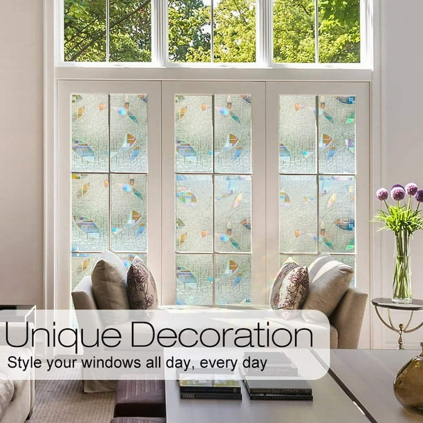 Glistening (48) DIY Decorative Privacy Window Film