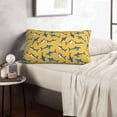 thumbnail image 6 of Lsque Shark Print Pattern Pillow Case – Soft & Cozy Throw Pillow Cover, Hypoallergenic Cushion Case for Sleeping Women with Envelope Closure-20"x30", 6 of 6