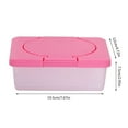 thumbnail image 3 of Oleegame 2PC Trashcans For Bedroom Dry Wet Tissue Paper Box Stroller Portable Plastic Tissue Holder Container For Baby Care Red, 3 of 5