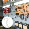 thumbnail image 4 of 50pcs Stainless Steel Pegboard Hook Locks Pegboard Hooks Accessories for Store, 4 of 5