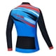 thumbnail image 4 of Traje de triatlón de manga larga, ajustado y transpirable, resistente a los rayos ultravioleta, para ciclismo, chaqueta deportiva para montar a caballo con bolsillo, 4 of 5