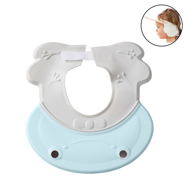 Gorro de ducha con champú para bebé, visera de protección para baño, sombrero ajustable para bañera, cabeza, enjuague para el cabello, protección para niños pequeños y niños Fokelyi 221497-3