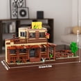thumbnail image 3 of Ylutex Wild West Architecture Building Block Sets, Mini Western-Saloon Modular Buildings Model Kits, Ideas House Office Room Decor choice for Adult (800 PCS), 3 of 5