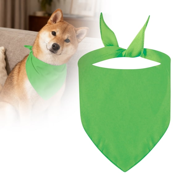 Pañuelo, bufanda y babero de poliéster para mascotas, ajustables para perros y gatos, para la hora de la comida y el aseo