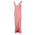 thumbnail image 4 of Vestido largo sin mangas Sunnimix para mujer sin espalda con cuello en V Rojo, 4 of 8