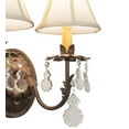 thumbnail image 5 of Meyda 214991 14 in. Chantilly 2 Light Wall Sconce - Cortez Gold, 5 of 5