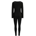 thumbnail image 4 of Black and Friday Clothing Sales Idoravan Bodysuits for Women Long Sleeve,Women's Sexy Spice Zip-up Stretchy Bodysuit Long Sleeves and Pants Black S, 4 of 7