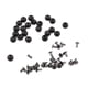 thumbnail image 5 of 20 juegos de tachuelas de remaches redondos de cúpula de perlas para artesanía en cuero, accesorios de artesanía de moda DIY de 8 mm negro brillante Baoblaze Perla remache, 5 of 8