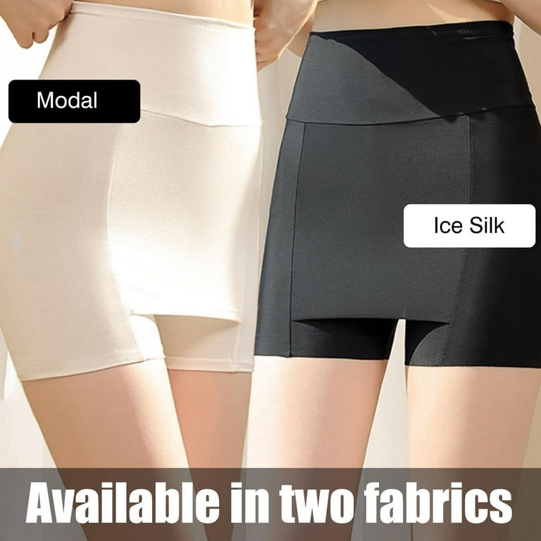 Womens Leggings Front Crotch Slip Shorts Under Dresses Smooth