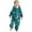 Green, variant on BFHHYA Infants Kids Christmas Flannel Romper Printed Zip-Up Warm One-Piece Outfit Fleece Long Sleeve Jumpsuit Loungewear for Winter Holiday Photos(0-6Y)