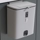 thumbnail image 5 of Cubo de basura, puerta de armario de cocina, colgador de puerta montado en la pared duradero, cubo de compostaje de cesta de basura para armario de Gris 10L Macarena bote de basura colgante, 5 of 7