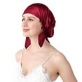 thumbnail image 4 of Guardoinrt Sleep Aid Silk Cap - Say Goodbye To Tossing And Turning for At Night Comfortable Silk Night Sleep Cap Cold Prevention wine red One size fits all 5Set, 4 of 6