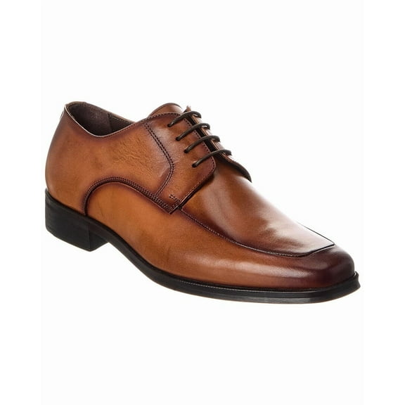 M by Bruno Magli Pio Leather Oxford, 9, Brown