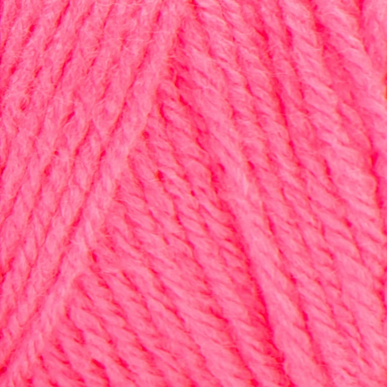 Red Heart Super Saver Garn Petal Pink – 3 Knäuel à 198g, 360m, Acryl, Stärke 4, Zum Stricken Und Häkeln