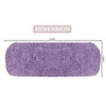 thumbnail image 2 of Home Weavers Luxury Collection 100% Cotton Tufted Bath Rug, Extra Soft and Absorbent Bath Rugs, Non-Slip Bath Rug, Machine Wash Dry, bath Rugs for Bathroom Floor, 10" x 22" Tank Cover, Purple, 2 of 4