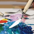thumbnail image 6 of HESITONE 7pcs Artists Palette Knife Set Painting Mixing Scraper Spatula for Paint Plaster, 6 of 8