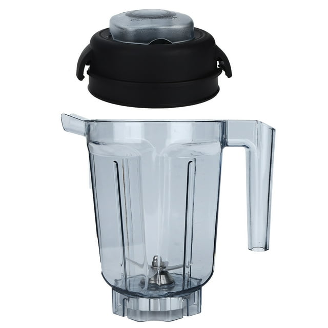 Repuesto para Licuadora, Contenedor Jarra de Licuadora, Recipiente Transparente para licuadora de Alimentos con Tapa de Cuchilla, Accesorios de Repuesto Aptos para Recipiente de 32 oz Licuadora Vaso Higoodz Aparato