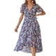 thumbnail image 2 of Vestido de manga corta, vestido de mujer, vestido de verano con cuello en V, vestido de niña, el mejor en su clase, 2 of 6