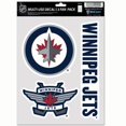 thumbnail image 1 of NHL Winnipeg Jets Decal Multi Use Fan 3 Pack Team colors One Size, 1 of 1