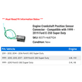thumbnail image 2 of Engine Crankshaft Position Sensor Connector - Compatible with 1999 - 2019 Ford E-350 Super Duty 2000 2001 2002 2003 2004 2005 2006 2007 2008 2009 2010 2011 2012 2013 2014 2015 2016 2017 2018, 2 of 2
