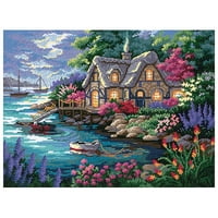Dimensions "Cottage Cove" Needlepoint Kit, 16" x 12"