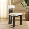 thumbnail image 2 of Safavieh Cayde Modern Wood Dining Side Chairs, Cream / Black, 2 of 8
