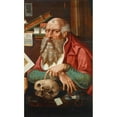thumbnail image 3 of Circle of Marinus Van Reymerswaele 12x18 Black Modern Framed Museum Art Print Titled - Saint Jerome in His Study, 3 of 5