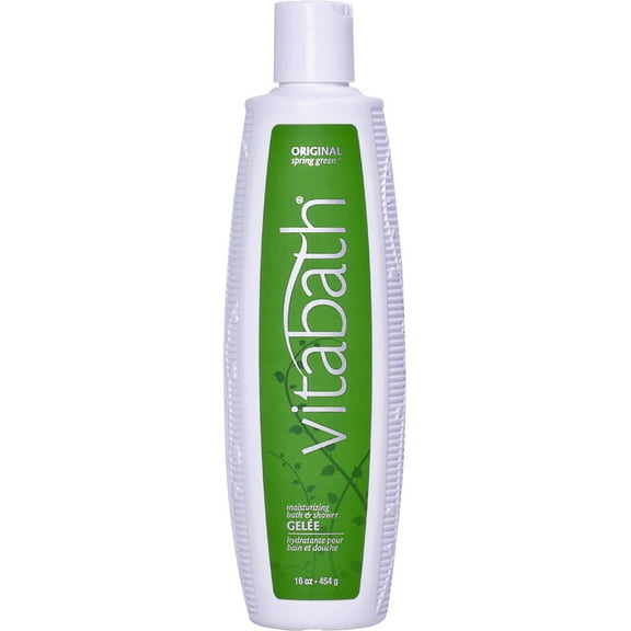 Vitabath Original Spring Green Moisturizing Bath & Shower Gelée, 16 Oz.