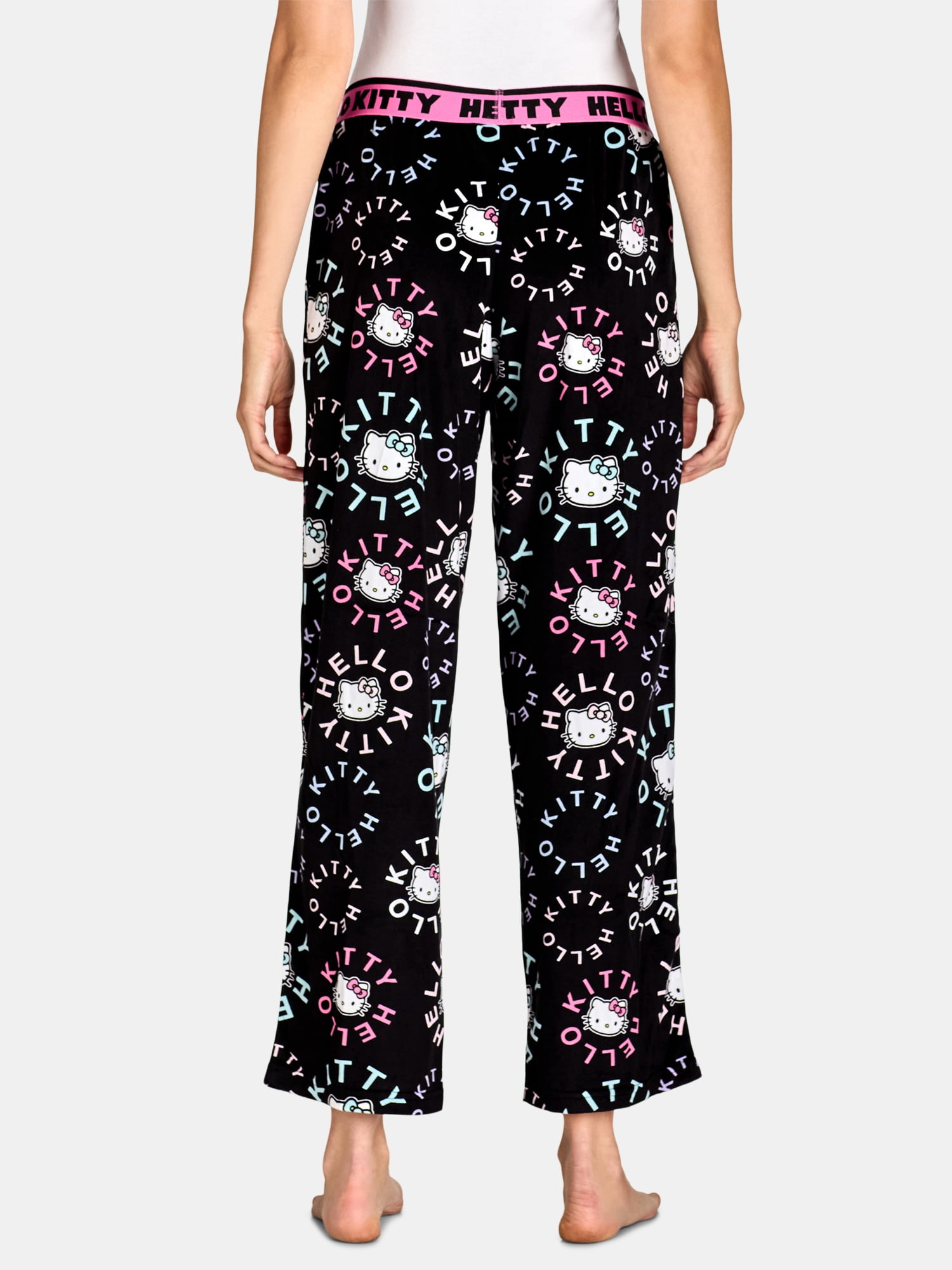 Hello Kitty Women's Velour Sleep Pants, Sizes XS-3X